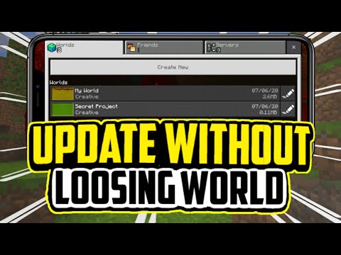 LazyInternet - How to Update Minecraft PE Without Loosing World In Hindi [1.14-1.16] (Simple Tutorial)