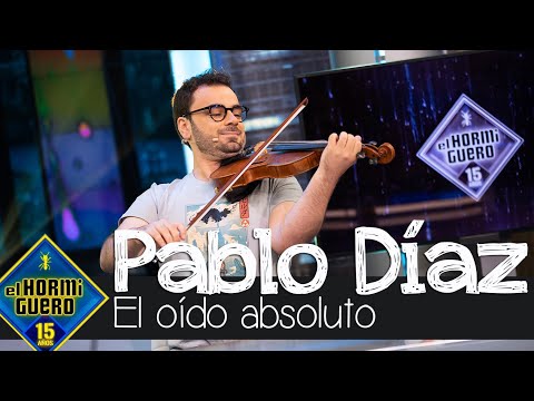 Pablo pone a prueba su oído absoluto con el violín - El Hormiguero