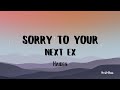 Haiden Sorry To Your Next Ex Lyrics