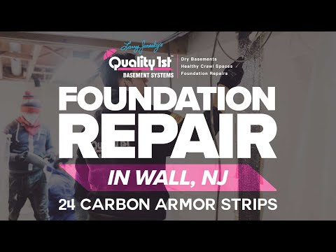 Carbon Armor Wall Reinforcement System Installed In Wall, NJ