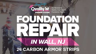 Watch video: Carbon Armor Wall Reinforcement System Installed In Wall, NJ
