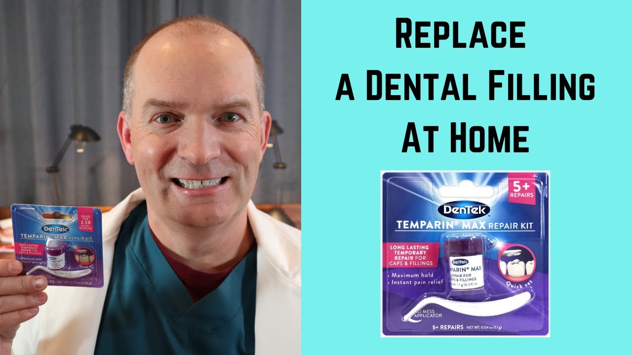 What to do when you lose a filling, how to use temporary dental filling material.