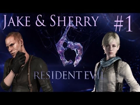 (Part 1) Let's Play: Resident Evil 6 [BLIND] w/ Nemo (Jake & Sherry) - Rookie & The Smart Ass
