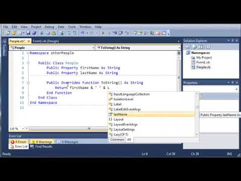 Visual Basic Tutorial 102 Introduction To Namespaces