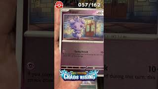👀 Cada vez más cerca del primer gran HIT… Chaos Rising 🔥 #shorts #packbattle #pokemon #pokemontcg