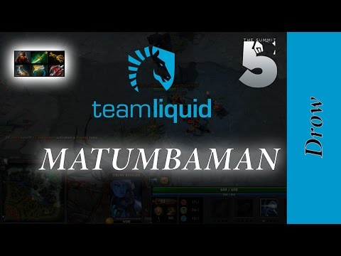 Liquid Matumbaman Drow vs Digital Chaos | The Summit 5 | Full game Dota 2