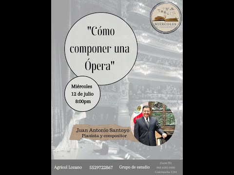 Cómo componer una ópera