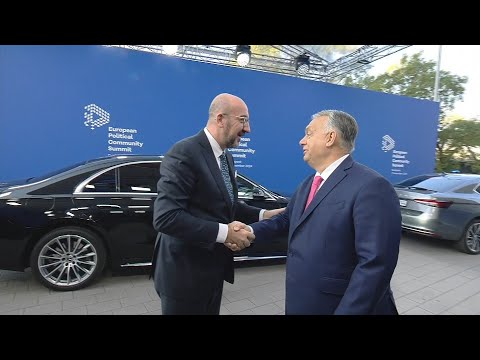 European Council president welcomed by Orban in Budapest for the EPC Summit | AFP