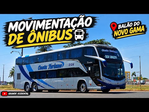 MOVIMENTAÇÃO DE ÔNIBUS NO BALÃO DO NOVO GAMA - GO