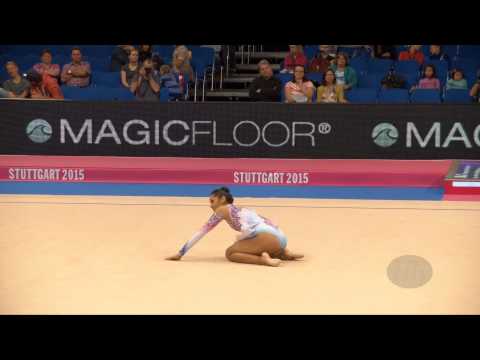 LOPEZ ORTEGA Grisbel (VEN) – 2015 Rhythmic Worlds, Stuttgart (GER), Qualifications Ball