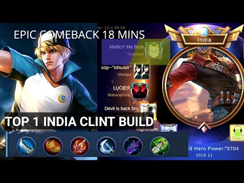 TOP 1 INDIA CLINT EPIC COMEBACK 100%