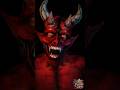 Devil Makeup Halloween 🎃 #makeup #makeupartist #bodypaint #creepy #devil #demon