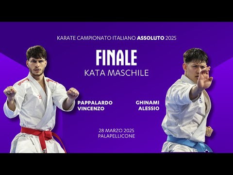 🥋 Karate Assoluto 2025 #kata maschile 👉 Pappalardo vs Ghinami
