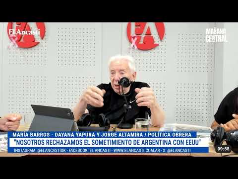 Entrevista a Maria Barros, Dayana Yapura y Jorge Altamira en El Ancasti (Catamarca)