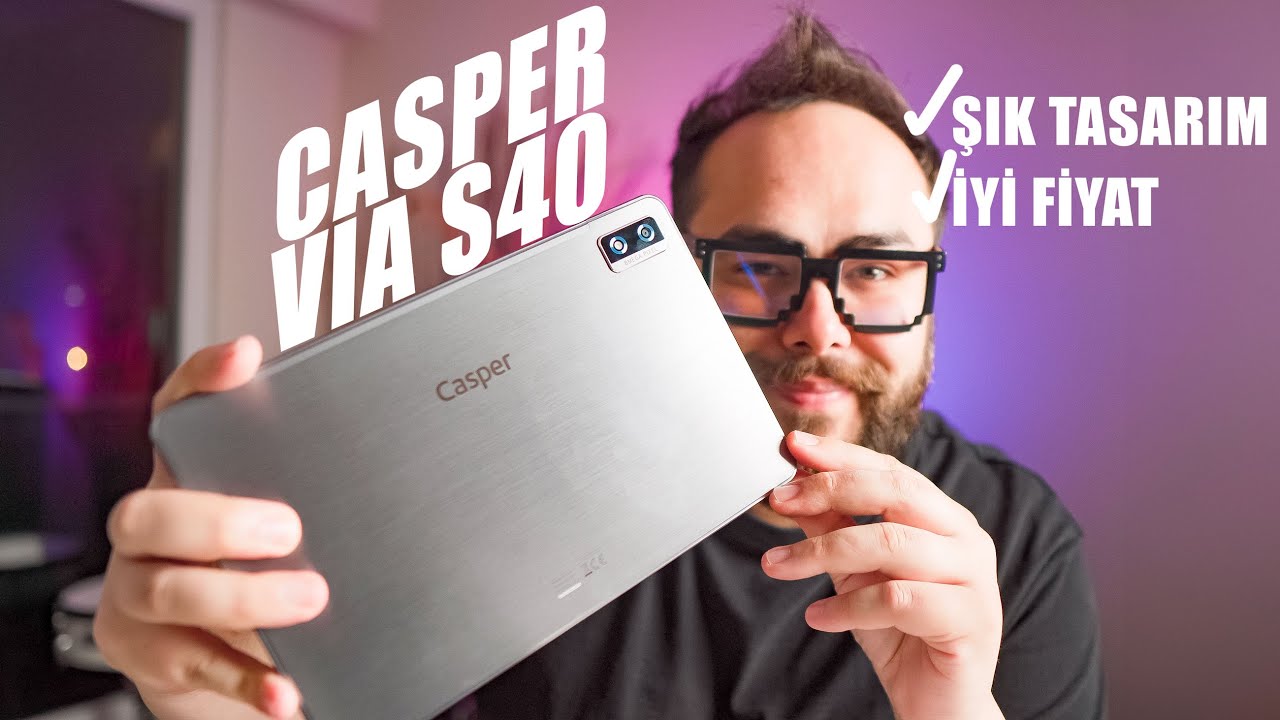  Tamindir  Casper VIA S40 modelini inceledi! 10.4'' geniş ekran, uzun ömürlü batarya ve metal tasarım ile dört dörtlük özelliklere sahip Casper VIA S40, en iyi tablet teknolojileri ile tasarlandı.
