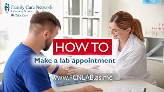 How to make a lab appointment at Family Care Network