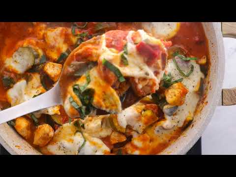 Caprese Chicken and Zucchini