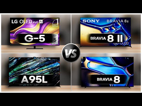 G5 vs Bravia 8 II vs A95L vs Bravia 8🔥Which One Wins? | Sony & LG 4K OLED TVs 2025