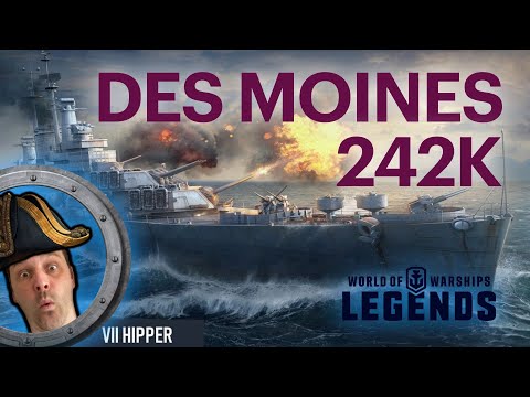 Des Moines - 242K (World of Warships: Legends Xbox Series X 4K)