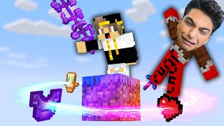 ماين كرافت ولكن سباق بلوكات الحظ انا ضد صديقي عبدو ماندو  @abdo_mando  !!!????????