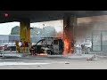 Ontploffing en brand bij tankstation aan De Noord