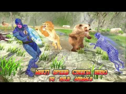 MULTI  CHEETAH SPEED HERO VS WILD ANIMALS