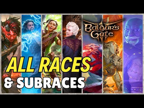Baldur's Gate 3 - All Races & Subraces Lore Overview