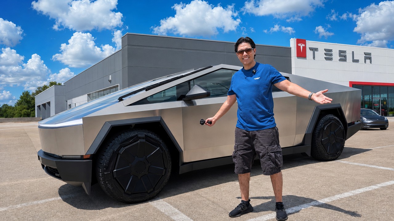 CRUZANDO U.S.A. sin TOCAR EL VOLANTE!!!!!!! Reto con Tesla Cybertruck