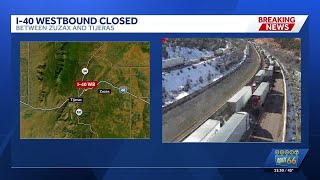 Interstate 40 closed due to fatal crash east of Albuquerque