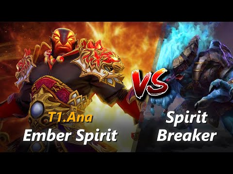 Ana mid Ember Spirit vs Spirit Breaker | First 10 minutes