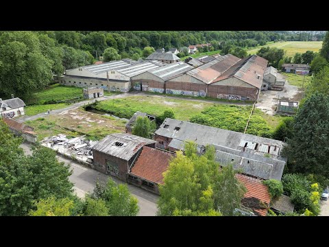 Visite en drone des usines désaffectées de Navarre (Évreux)