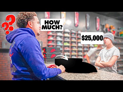 Rich Kid Wants $25,000 for These Sneakers!
