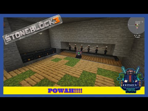StoneBlock 3 | Ep 7 | POWAH Thermo Generator and Energizing Rods!