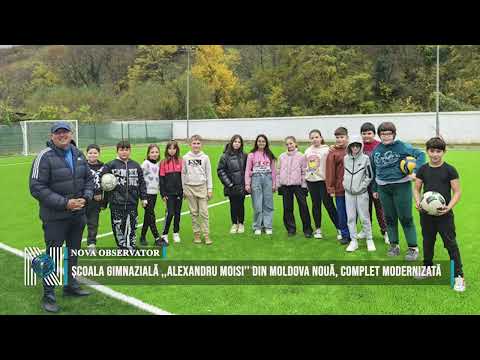 "Alexandru Moisi" Middle School in Moldova Nouă, completely modernized