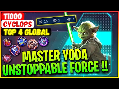 Master Yoda  Unstoppable Force - Top Global Cyclops Tiooo - Mobile Legends