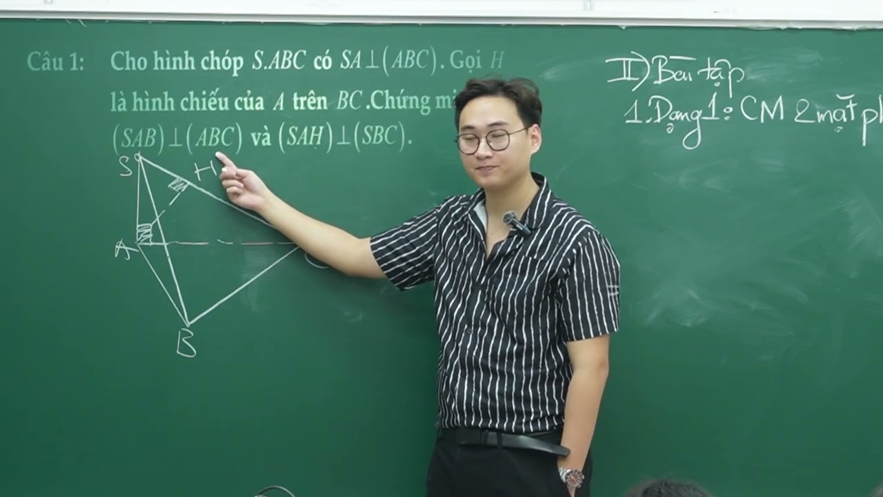 CHỨNG MINH HAI MẶT PHẲNG VUÔNG GÓC