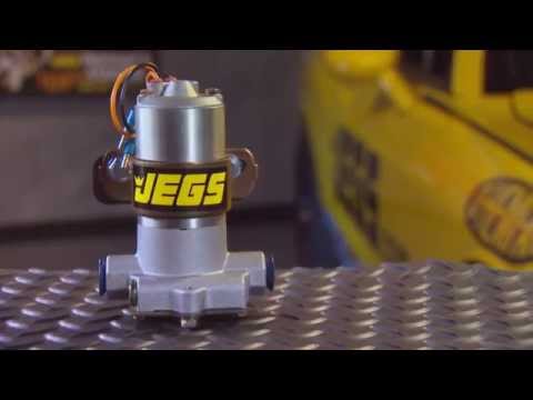JEGS Universal Street Performance Race Electric Fuel Pump With Kenny Wallace