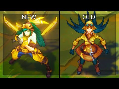All Irelia Skins NEW and OLD Texture Comparison Rework 2018 (League of Legends)