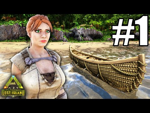 SÉRIE ARK LOST ISLAND #1 - O INÍCIO EM SERVIDOR OFICIAL - ARK SURVIVAL EVOLVED