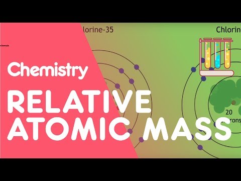 Part of a video titled How To Calculate Relative Atomic Mass - Chemistry - YouTube