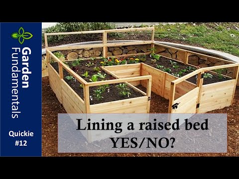 YouTube video about: Should I line my raised garden bed?