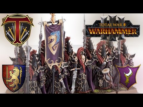The BLACK GUARD! Bretonnia vs Dark Elves - Total War Warhammer 3