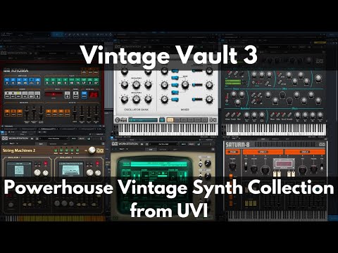 Vintage Vault 3 | Powerhouse Synth Collection from UVI