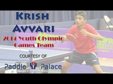 ICC's Krish Avvari 2014 Youth Olympic Games Team Member
