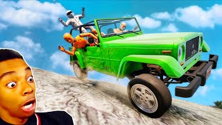 Jeep vs Cliff Roads 😱 #2 - [BeamNG.Drive]