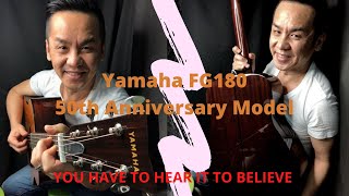 Video thumbnail for Yamaha FG-180 50th Anniversary RED LABEL Dreadnought Aged Natural Gloss GUITAR REVIEW IN SINGAPORE by The Guitar Spa Singapore