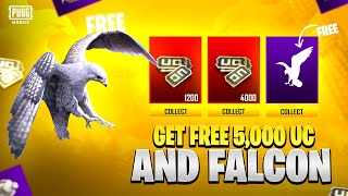 Get Free 5000 Uc | Free Falcon | 1.9 Update | Free Companion | Not Charlie | Pubg Mobile