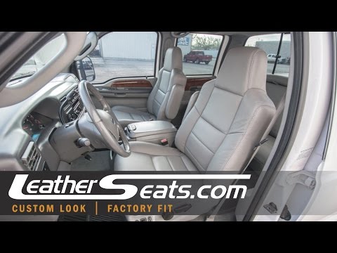 '02-'03 Ford F-250 Super Duty Crew Cab Custom Leather Interior - LeatherSeats.com