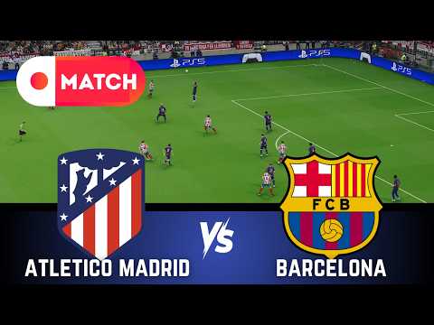 BARCELONA vs ATLETICO MADRID | Champions League 2026 Match Simulation | eFootball PES 21 Gameplay