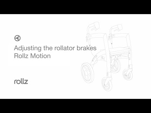 Rollz Motion - Adjusting the rollator brakes